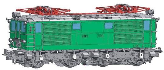 Electric locomotive E1000 with Digital Sound (3-RAIL AC)<br /><a href='images/pictures/Roco/69813.jpg' target='_blank'>Full size image</a>